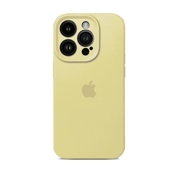 Creamy Yellow | iPhone Liquid Silicone Case