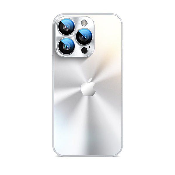 Silver White | iPhone Glare Metal Case