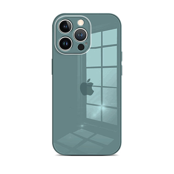 Night Green | Tempered Glass Phone Case