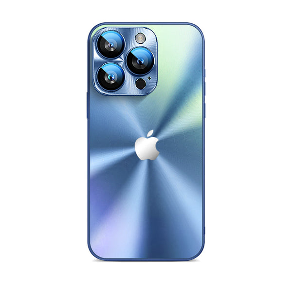 Navy Blue | iPhone Glare Metal Case