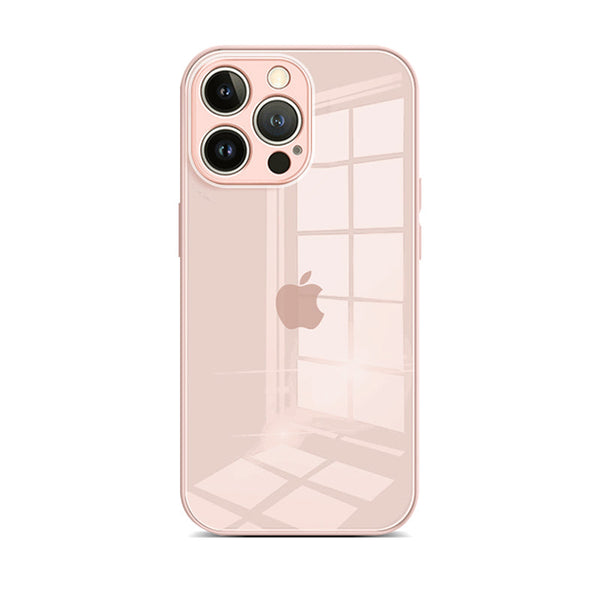 Light Pink | Tempered Glass Phone Case