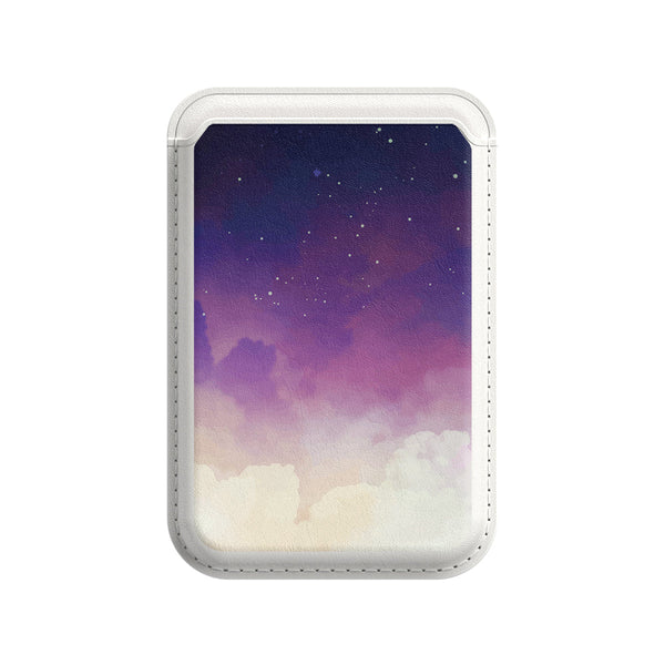 Night Sky | Leather Wallet with MagSafe