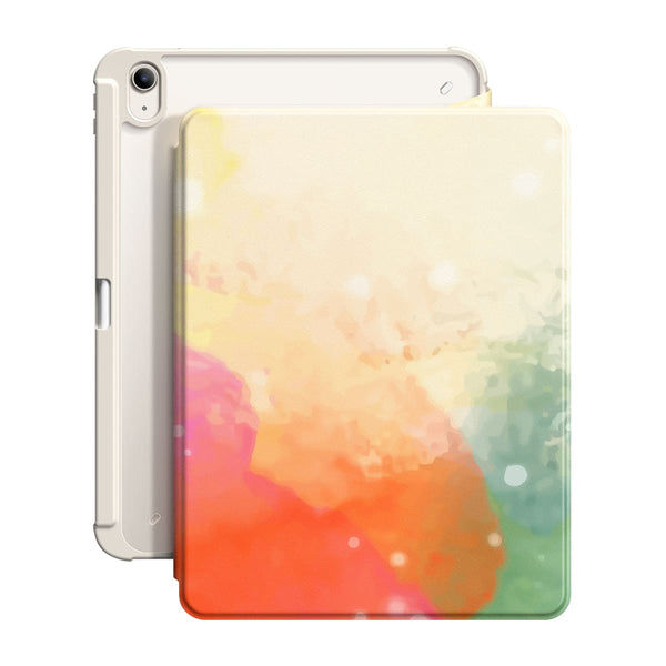 Sputter-Green Orange Powder | iPad Series Snap 360° Stand Impact Resistant Case