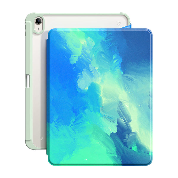Turquoise Blue | iPad Series Snap 360° Stand Impact Resistant Case