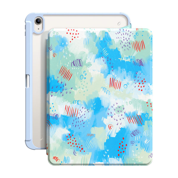 Ice Lake After Snowy Winter | iPad Series Snap 360° Stand Impact Resistant Case