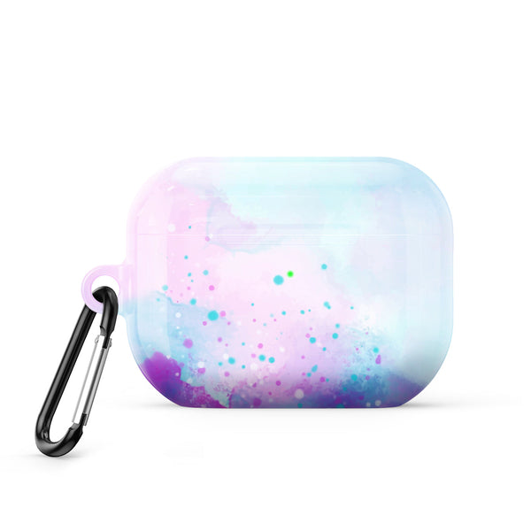Watercolor Pink Blue | AirPods Series Shockproof Protective Case