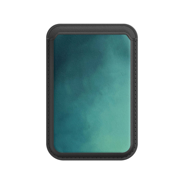 Fog Green | Leather Wallet with MagSafe