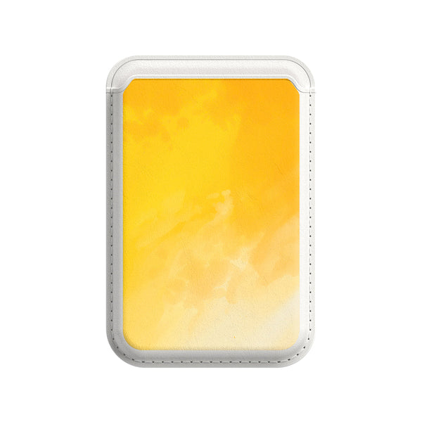 Bright Yellow | Leather Wallet with MagSafe