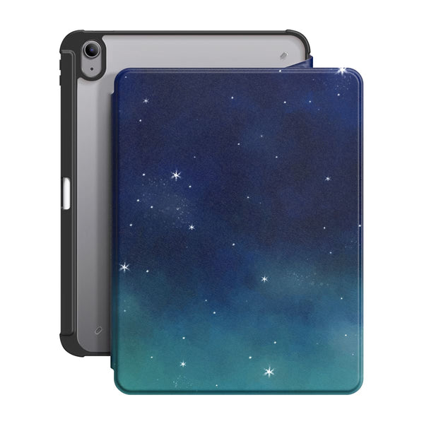 Star-Blue Green | iPad Series Snap 360° Stand Impact Resistant Case