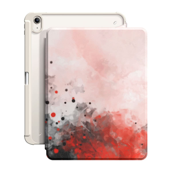 Splash Ink Red | iPad Series Snap 360° Stand Impact Resistant Case